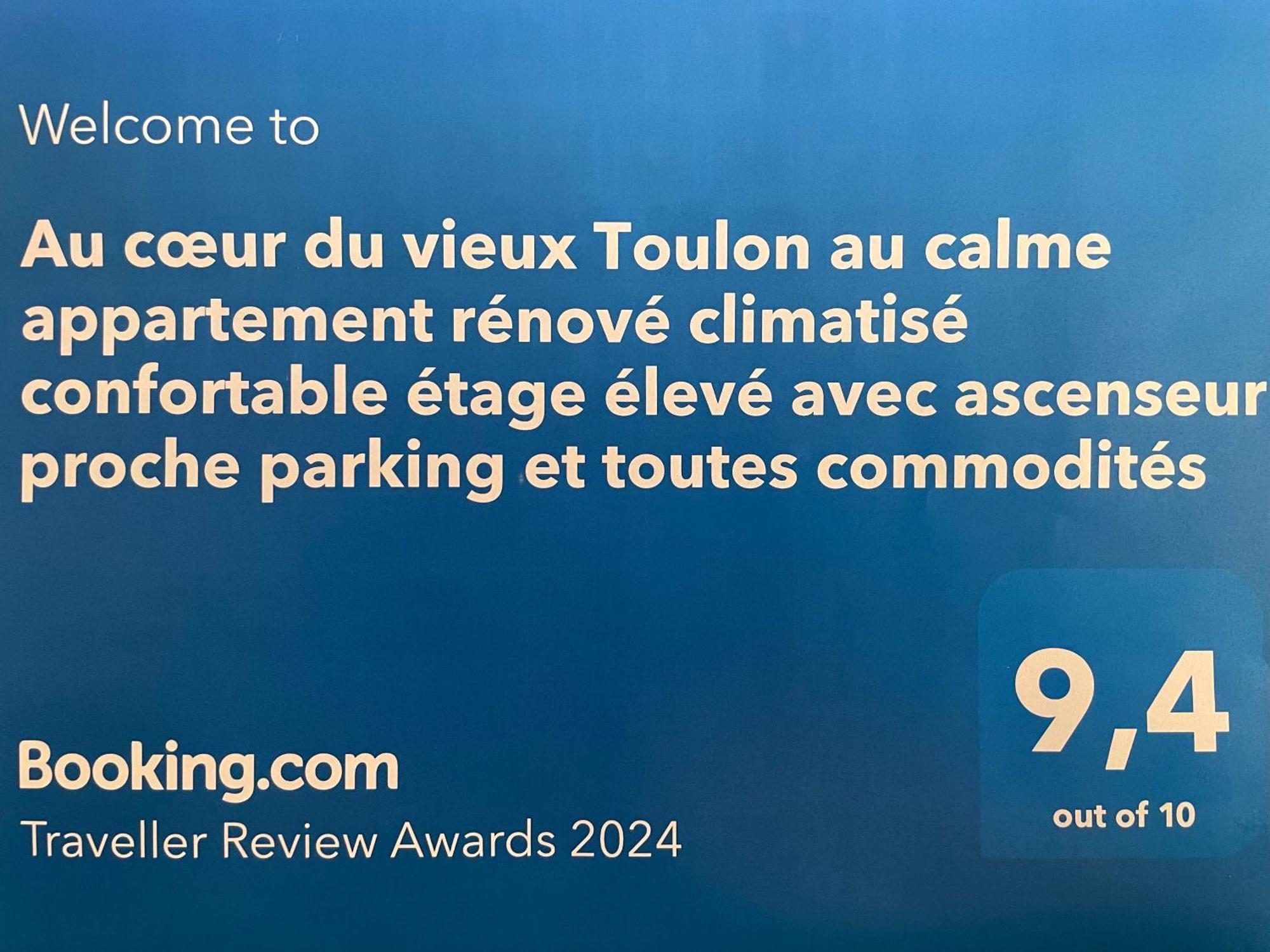 Au Coeur Du Vieux Toulon Au Calme Appartement Renove Climatise Confortable Etage Eleve Avec Ascenseur Proche Parking Et Toutes Commodites Exteriér fotografie